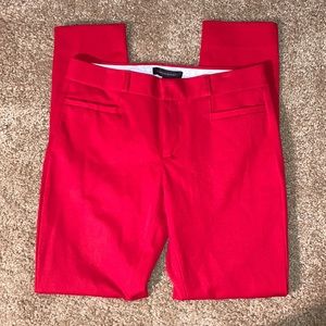 NWT Red Skinny Dress Pants